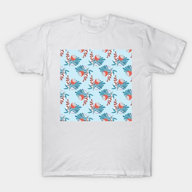 Floral pattern with flower bouquets T-Shirt by DanielK